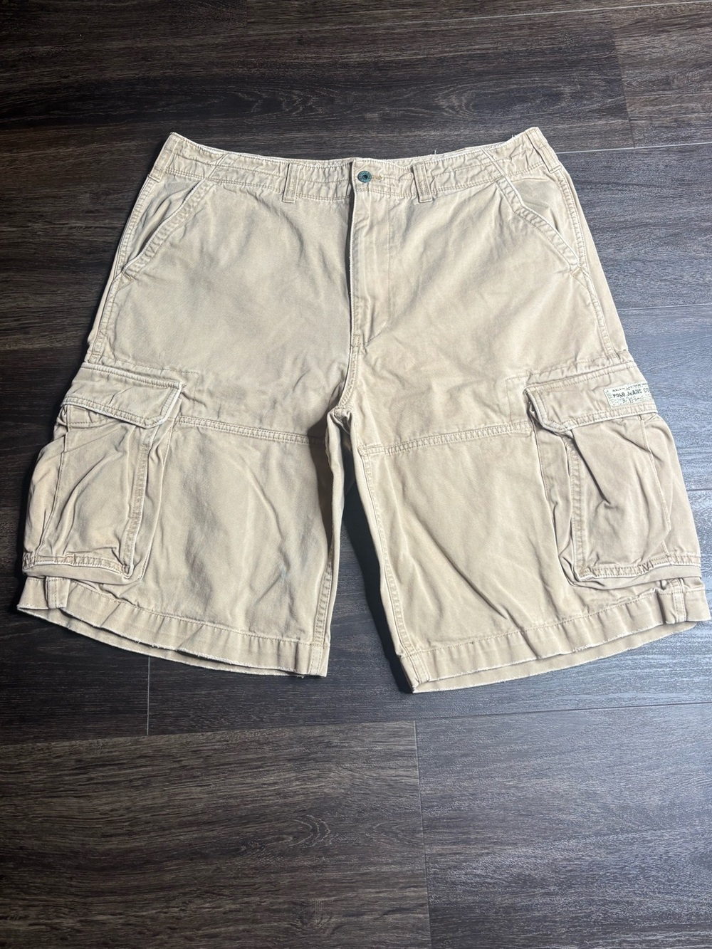 VTG Polo Ralph Lauren RL67 Cargo Shorts Mens 38 Utility Outdoors Y2K Hiking